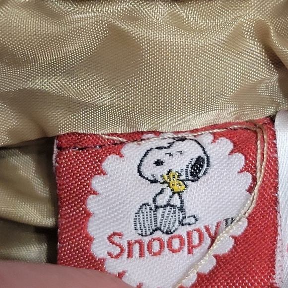 Peanuts Snoopy vest puffer Boys Size 24 months cranberry - Picture 2 of 7